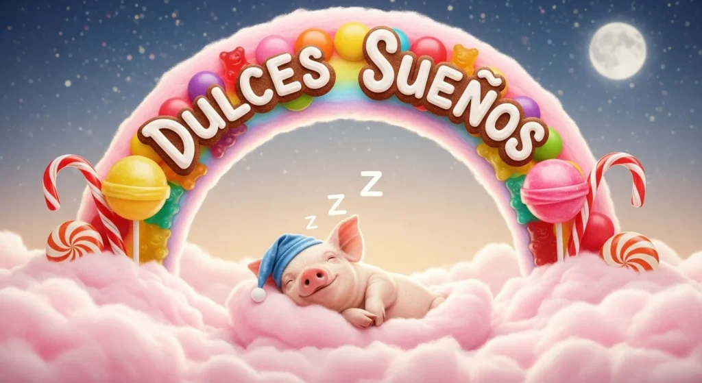 Sweet dreams in Spanish