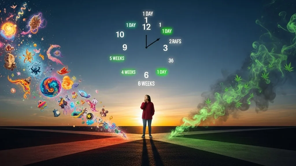 how long do vivid dreams last after quitting weed