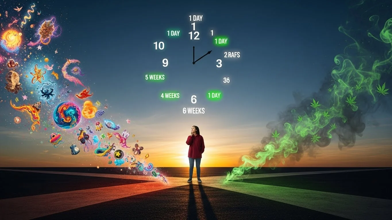 how long do vivid dreams last after quitting weed