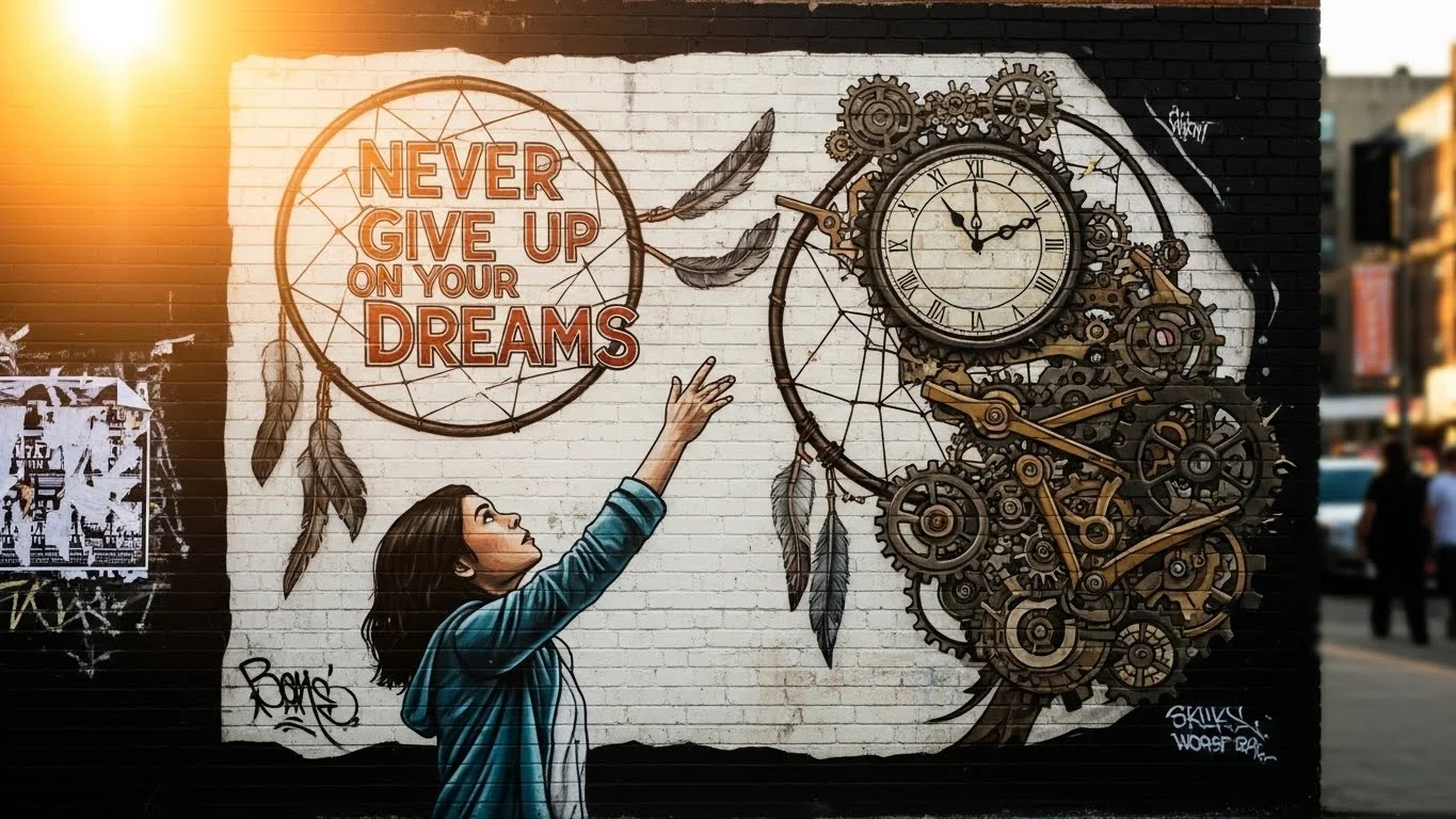 never give up on your dreams