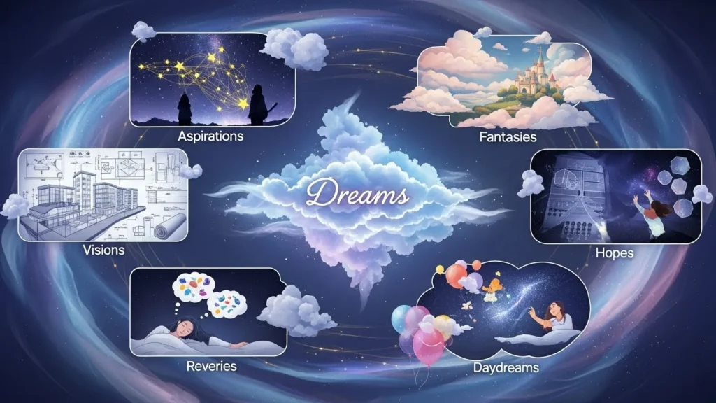 synonyms for dreams
