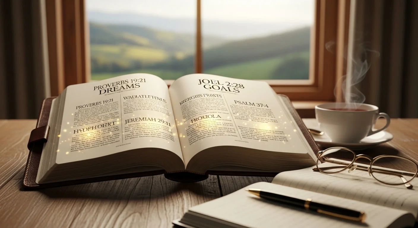 bible verses about dreams and goals