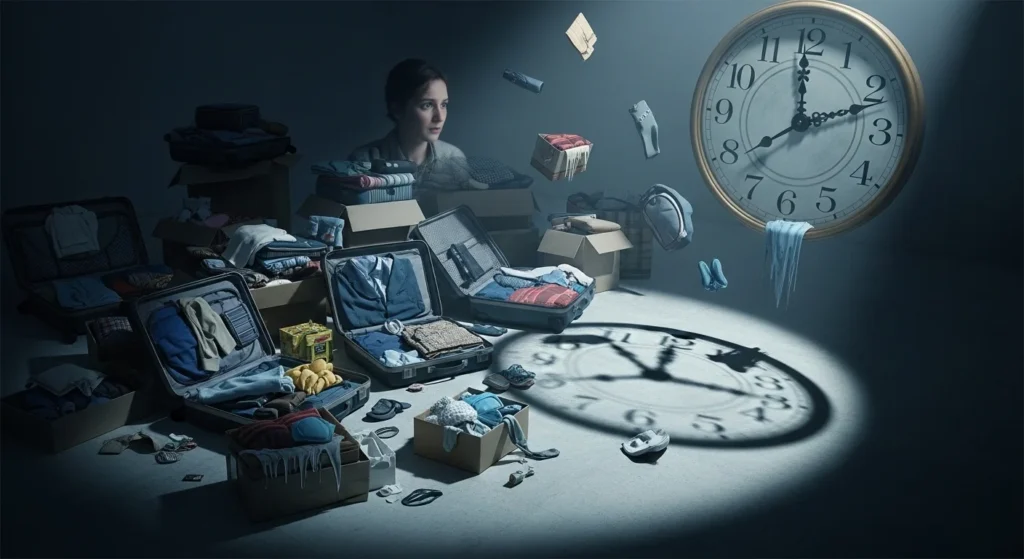 dreams about packing and running out of time