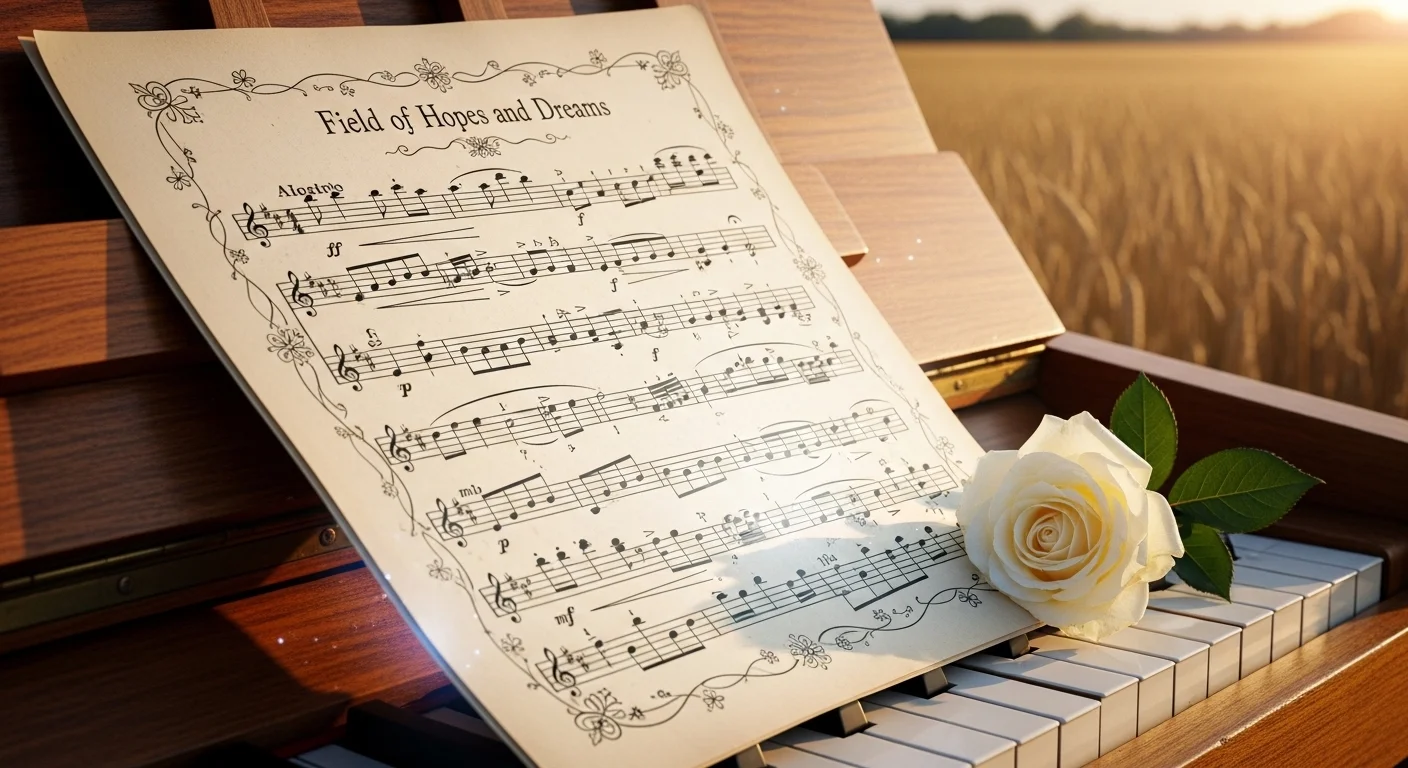 field of hopes and dreams sheet music