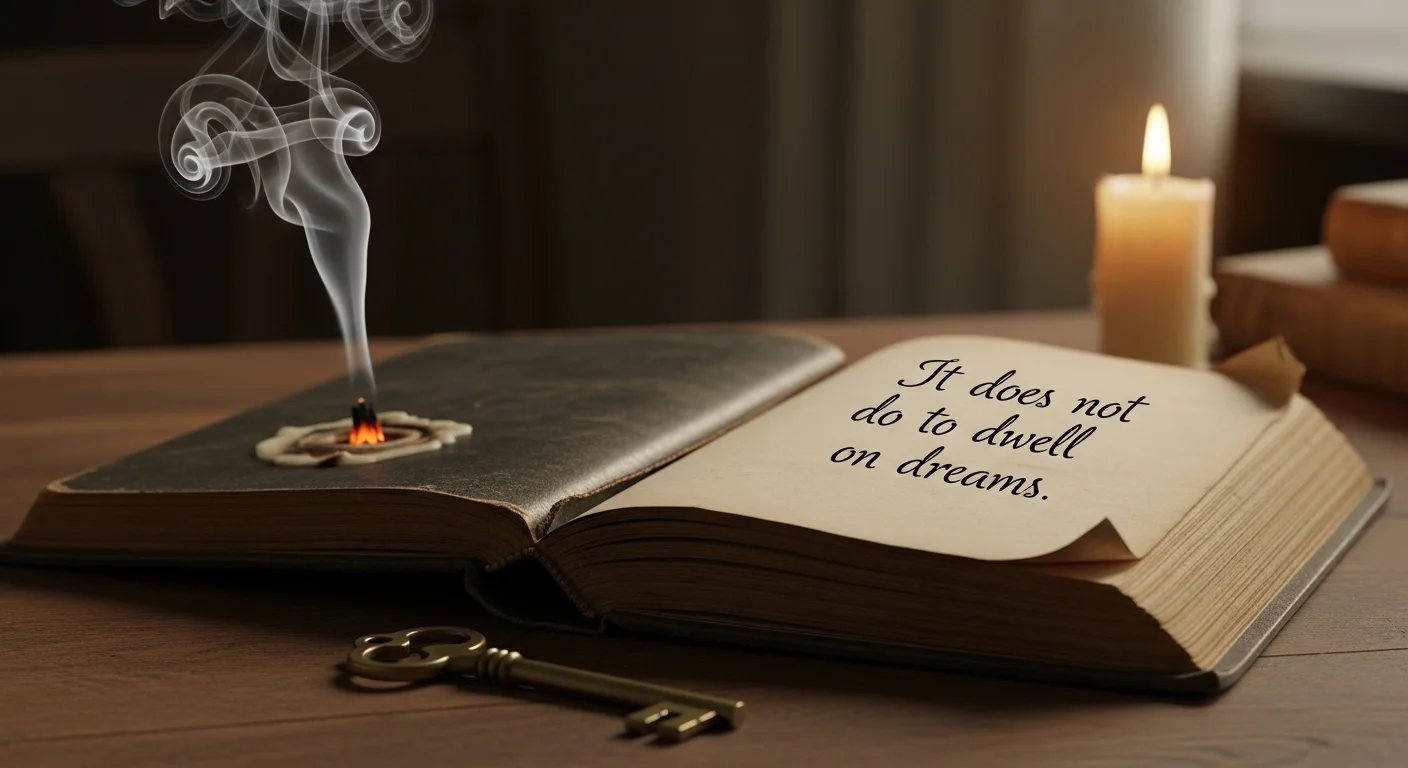 it does not do to dwell on dreams