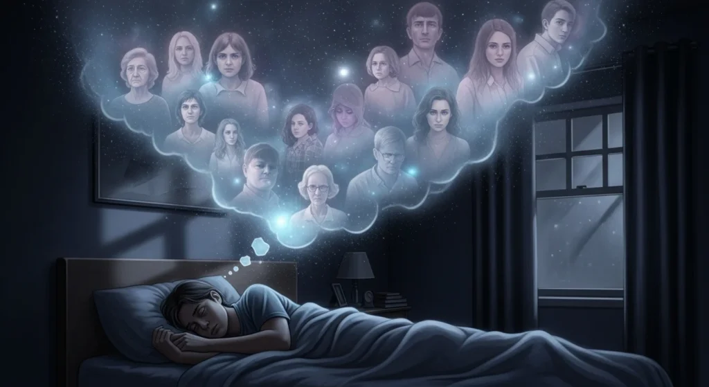 seeing dead people in dreams