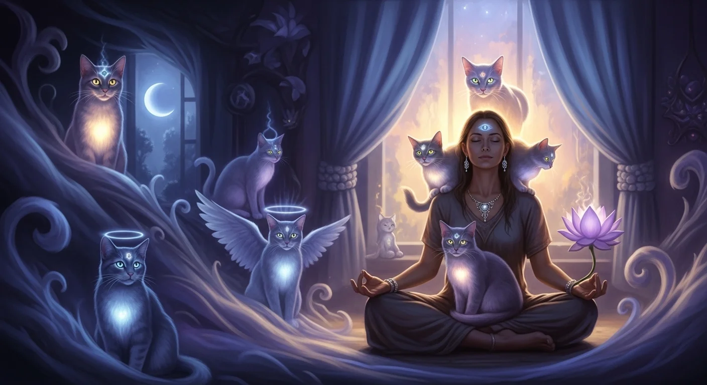 spiritual meaning of cats in dreams