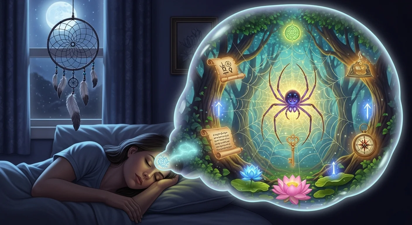 spiritual meaning of spiders in dreams