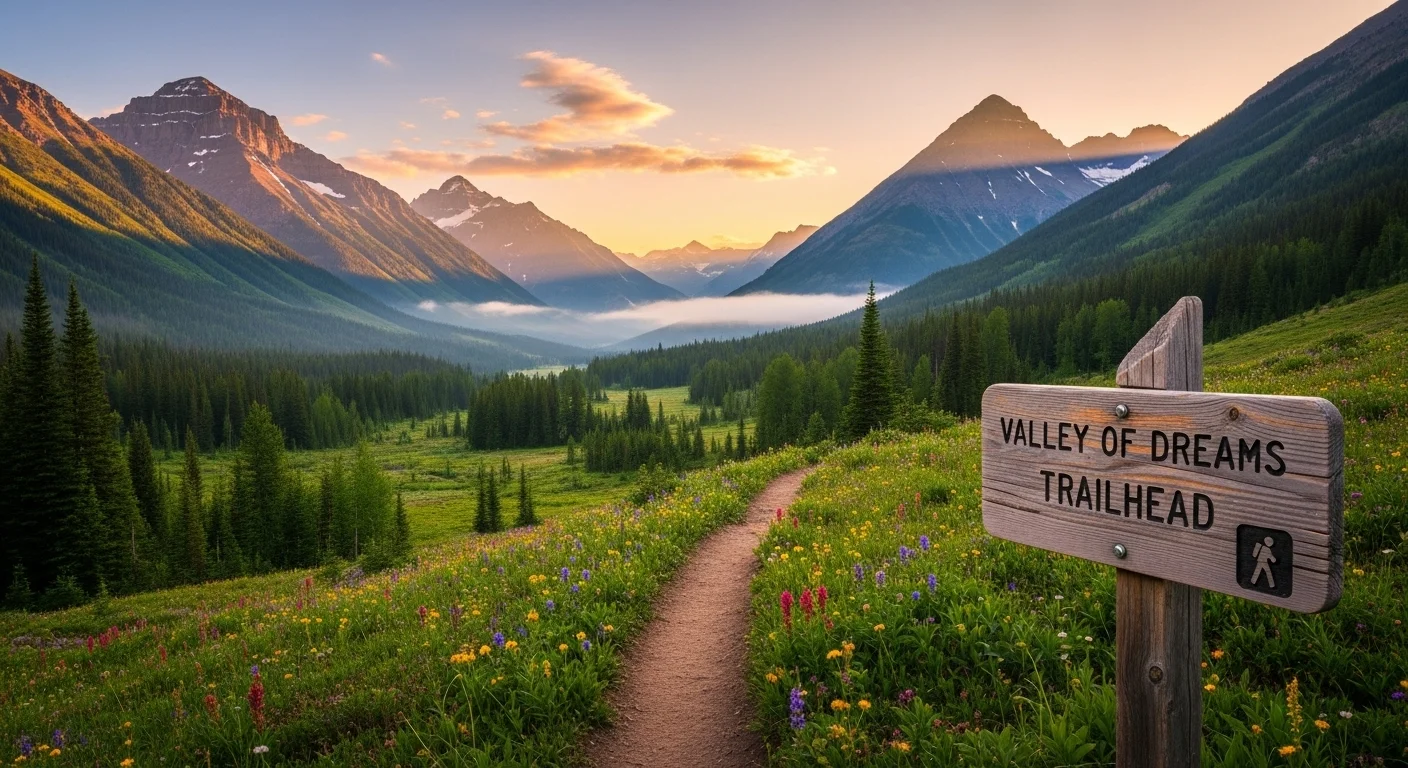 valley of dreams trailhead photos