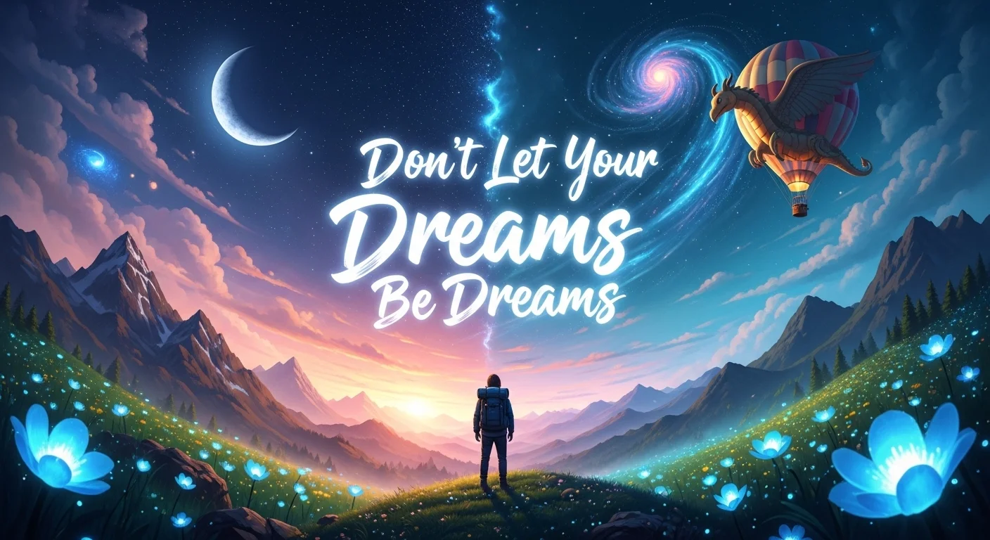 Don’t Let Your Dreams Be Dreams