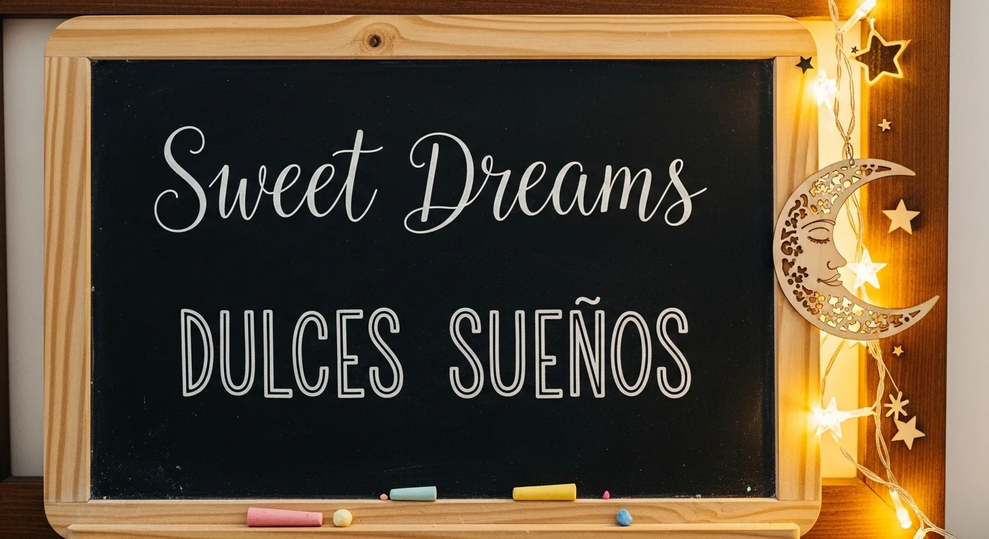 How to Say Sweet Dreams in Spanish