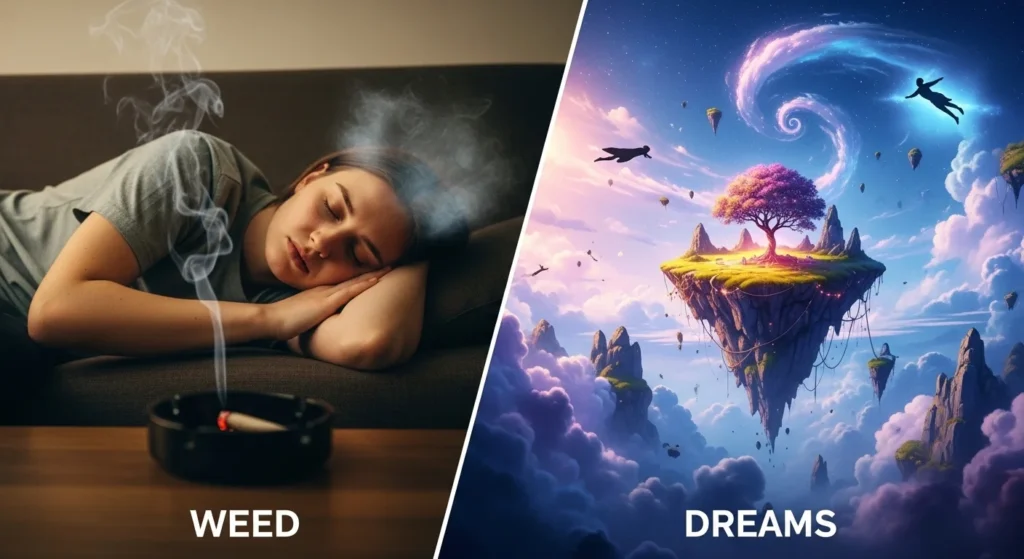 does weed stop dreams