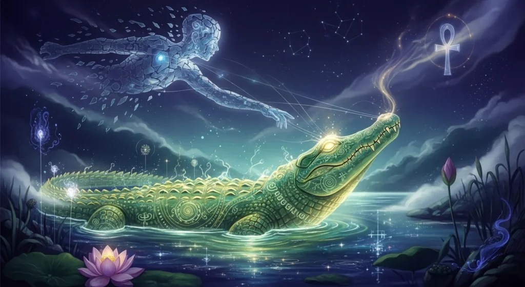 spiritual meaning of crocodile in dreams