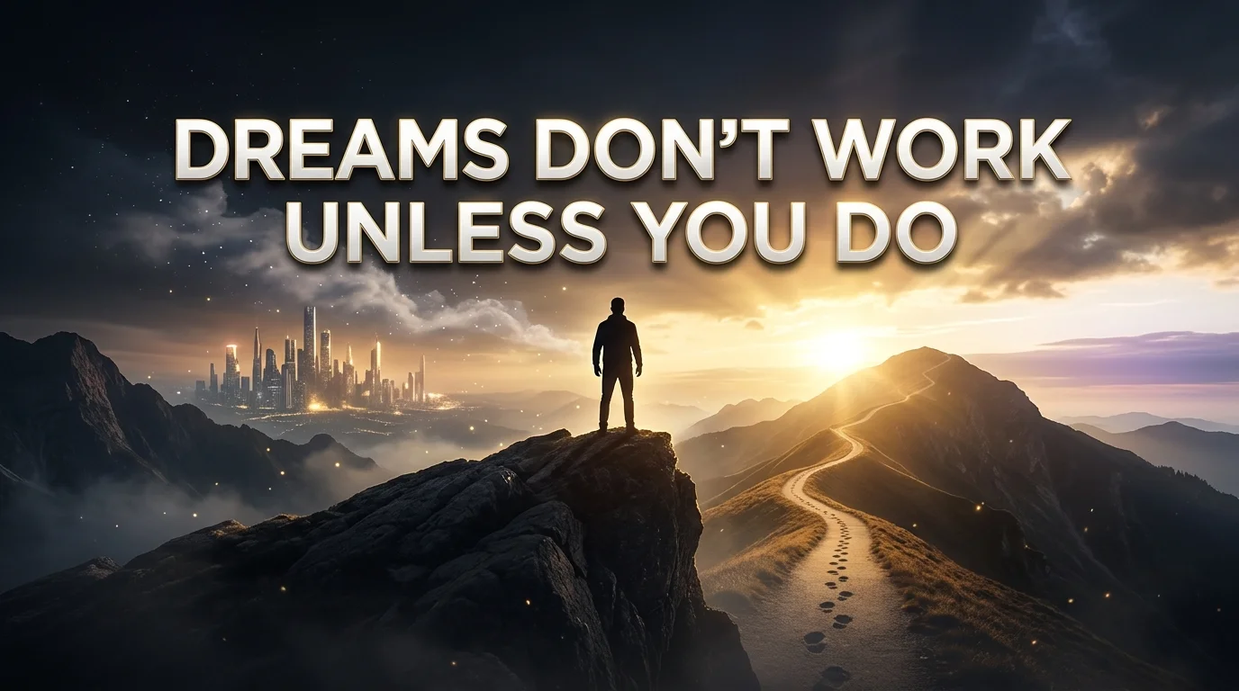Dreams Don’t Work Unless You Do Wallpaper