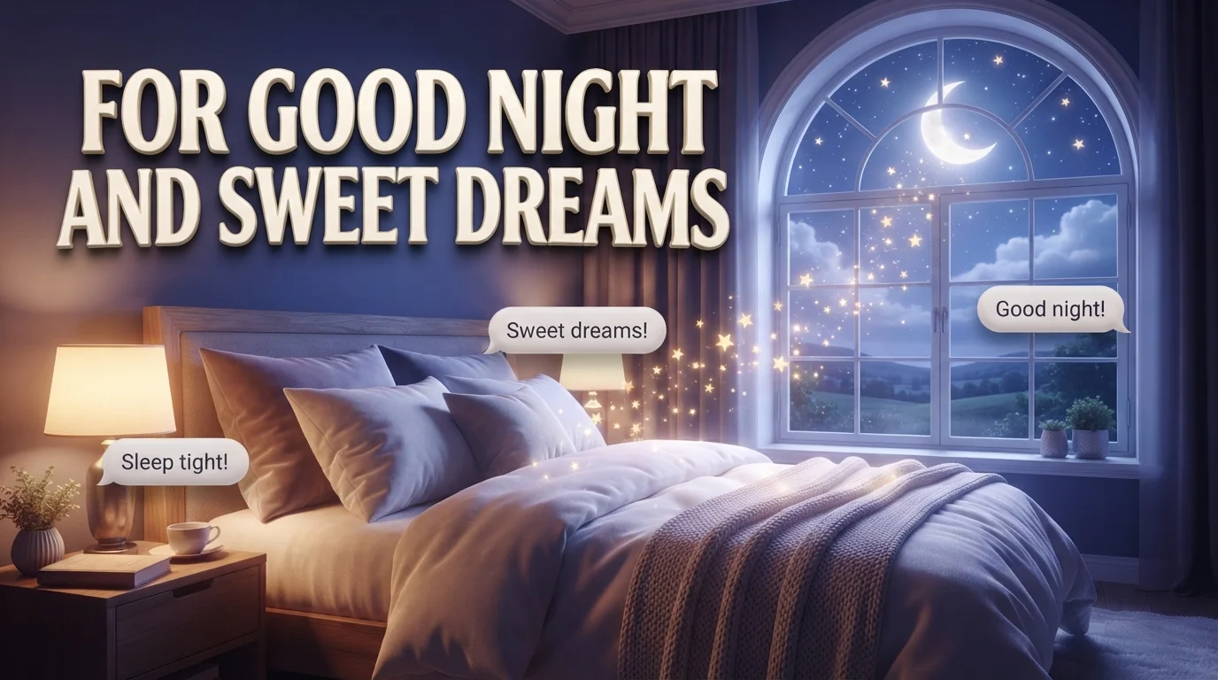 For Good Night and Sweet Dreams