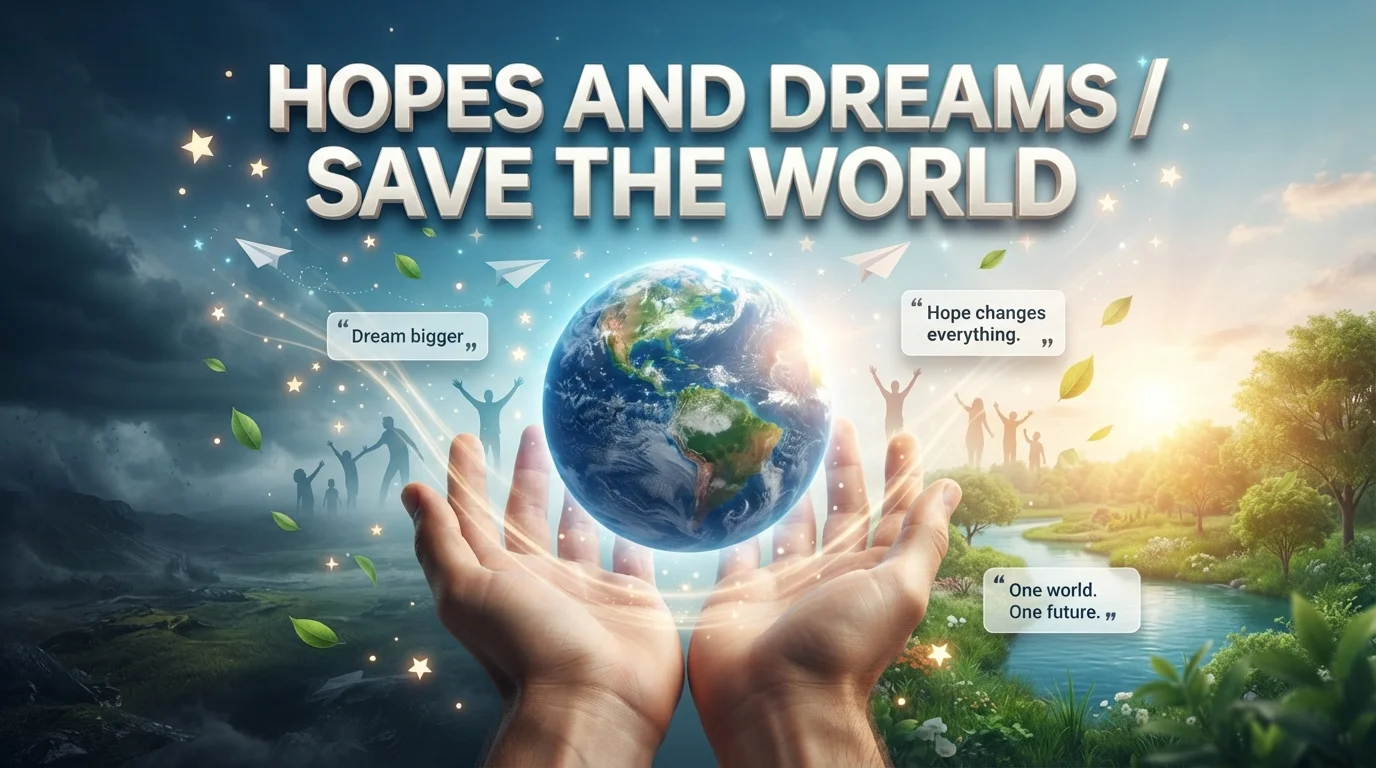 Hopes and Dreams  Save the World