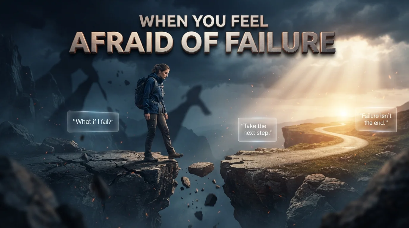 When You Feel Afraid of Failure